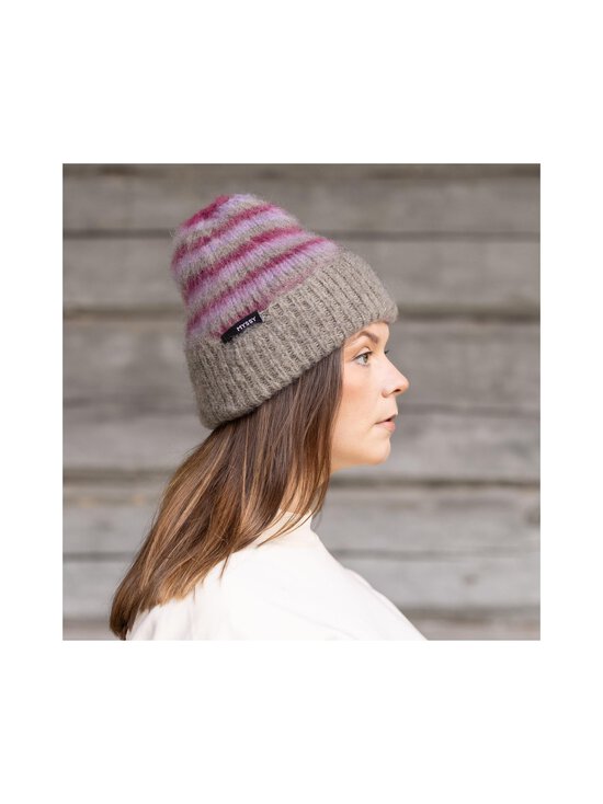 Myssyfarmi - Syksy Värinä -villapipo - SYSKY GREY, PLUM ,LAVNEDER | Stockmann - photo 2