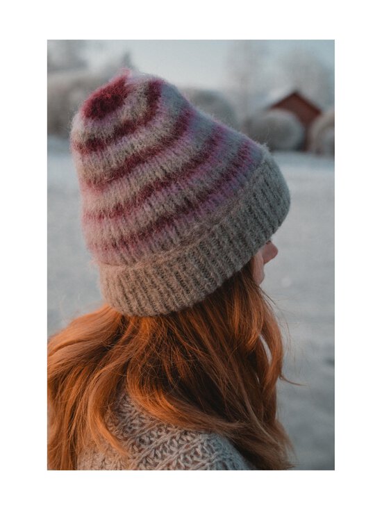 Myssyfarmi - Syksy Värinä -villapipo - SYSKY GREY, PLUM ,LAVNEDER | Stockmann - photo 3