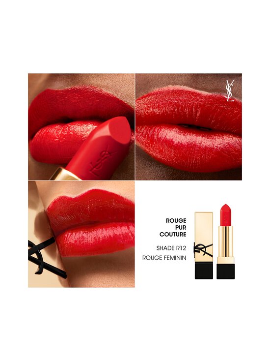 Yves Saint Laurent - Rouge Pur Couture Lipstick -huulipuna - R12 - photo 3 Yves Saint Laurent - Rouge Pur Couture Lipstick -huulipuna - R12 | Stockmann - photo 3