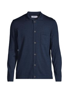 FRENN HELSINKI - Eero merīnvilnas krekls ar apkakli - BLUE | Stockmann