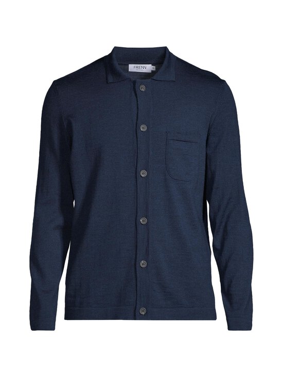 FRENN HELSINKI - Eero merīnvilnas krekls ar apkakli - BLUE | Stockmann - photo 1