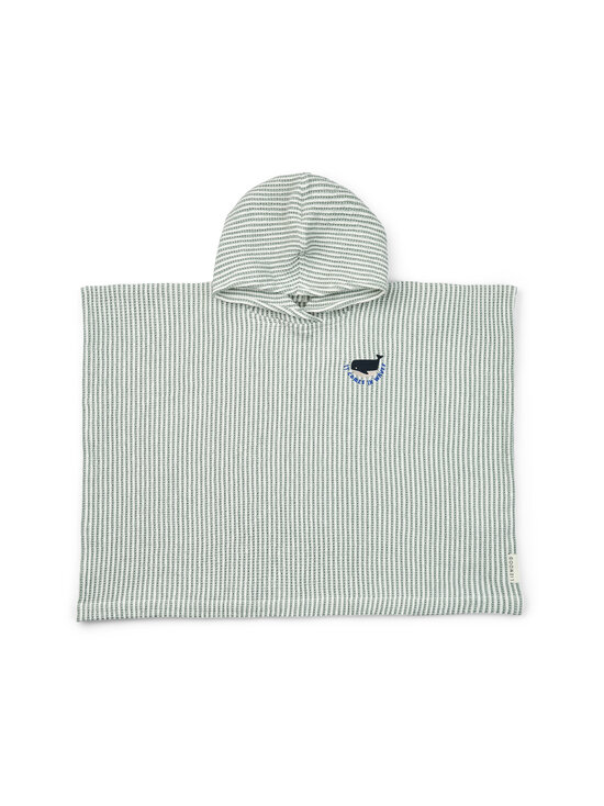 Liewood - Paco Embroidery -poncho - 2454 Y/D STRIPE PEPPERMINT / CREME DE LA CREME | Stockmann - photo 1