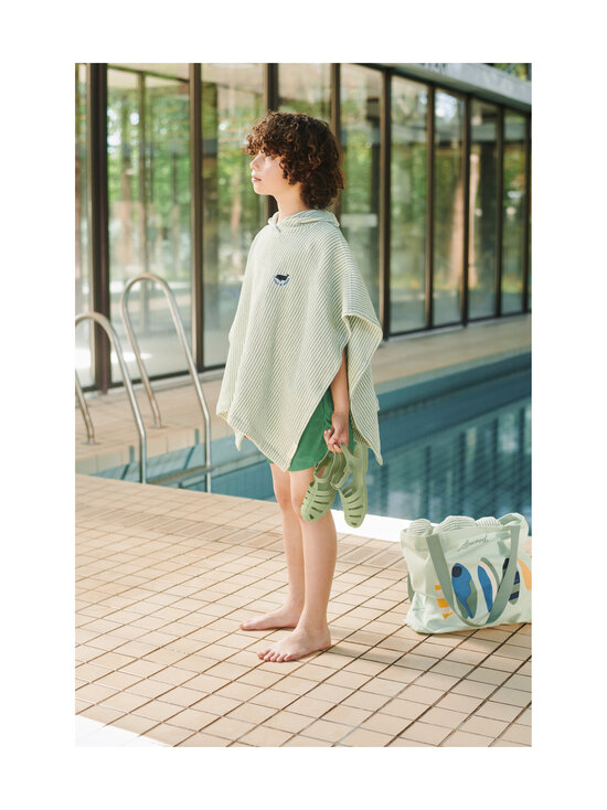 Liewood - Paco Embroidery -poncho - 2454 Y/D STRIPE PEPPERMINT / CREME DE LA CREME | Stockmann - photo 2