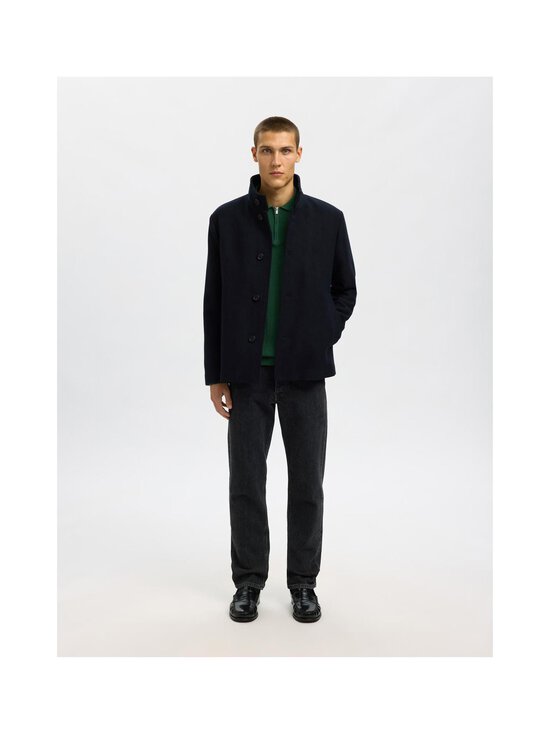 Selected - Kootud polosärk SlhCran Structure - DARK GREEN | Stockmann - photo 5