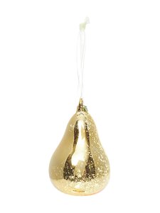 Villa Stockmann - Glass Pear -joulukoriste - GOLD | Stockmann