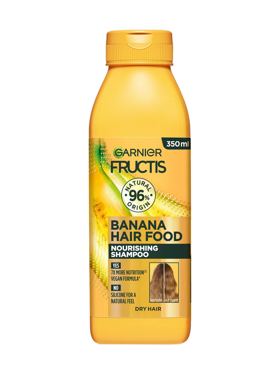 Fructis Hair Food Banana -shampoo kuiville hiuksille, 350 ml