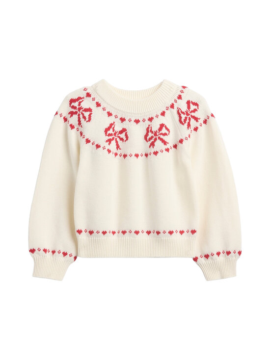 GAP - Cotton Crew Novelty -neulepaita - IVORY FROST BOW | Stockmann - photo 1