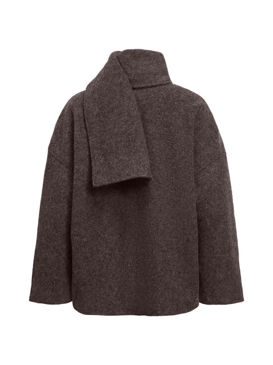 Object - ObjMaise Scarf -takki - SEAL BROWN DETAIL:MELANGE | Stockmann - photo 2