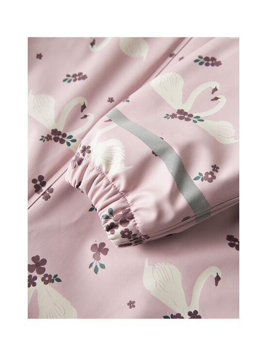 Name It - NmfDry10 Rain Suit Fleece -haalari - KEEPSAKE LILAC AOP:SWANS | Stockmann - photo 3