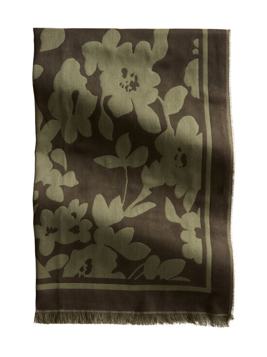 Marc O'Polo - Jakardikuvioitu huivi - 3058 DARK GREEN_MULTI_01 | Stockmann - photo 3