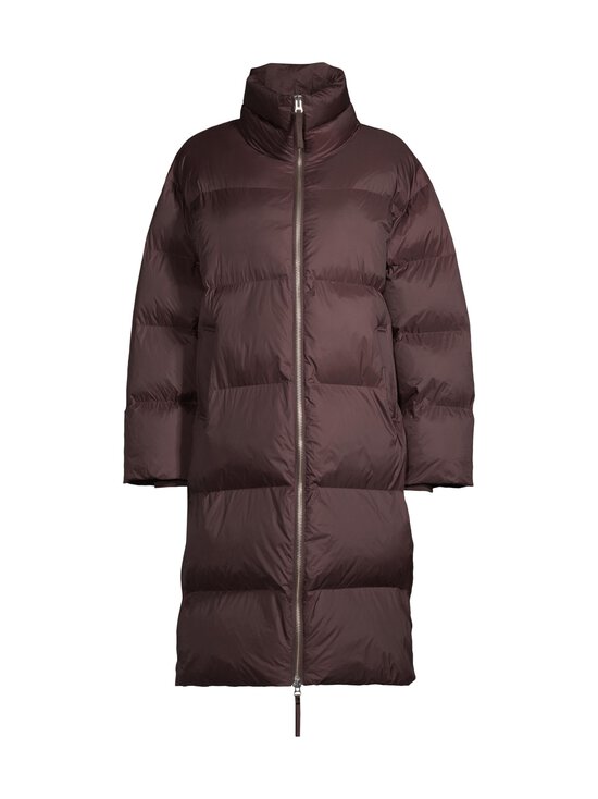 SECOND FEMALE - Riya Long Puffer -toppatakki - 6021 CHOCOLATE PLUM | Stockmann - photo 1