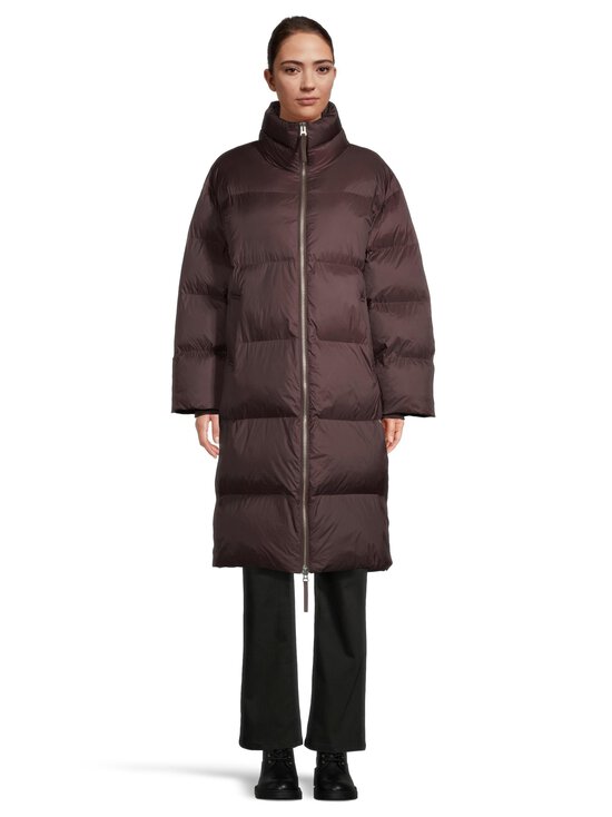 SECOND FEMALE - Riya Long Puffer -toppatakki - 6021 CHOCOLATE PLUM | Stockmann - photo 2