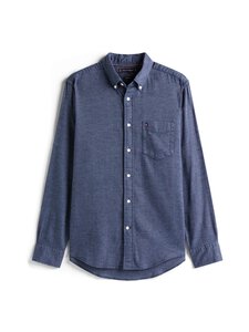 Tommy Hilfiger - Flannel Dobby -kauluspaita - DVF BRISK BLUE HEATHER | Stockmann