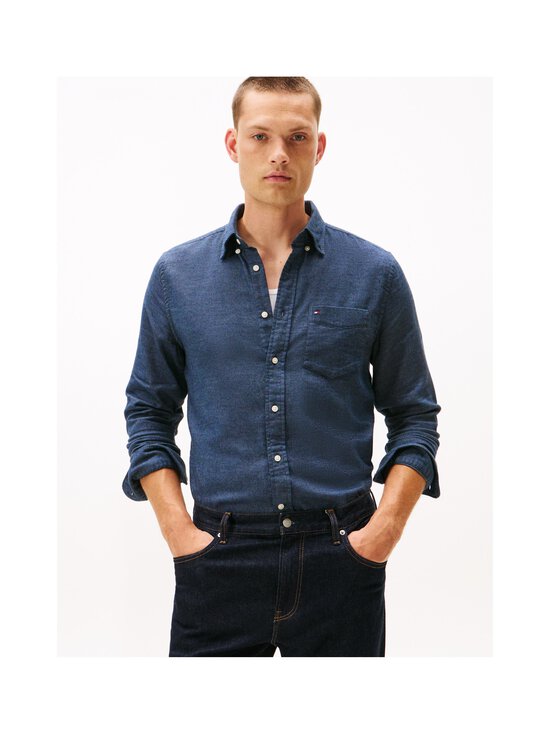 Tommy Hilfiger - Flannel Dobby -kauluspaita - DVF BRISK BLUE HEATHER - photo 6 Tommy Hilfiger - Flannel Dobby -kauluspaita - DVF BRISK BLUE HEATHER | Stockmann - photo 6