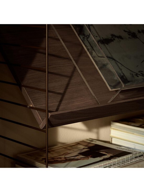 String Furniture - String System -lehtihylly tumma tammi L 78 cm - BROWN | Stockmann - photo 2