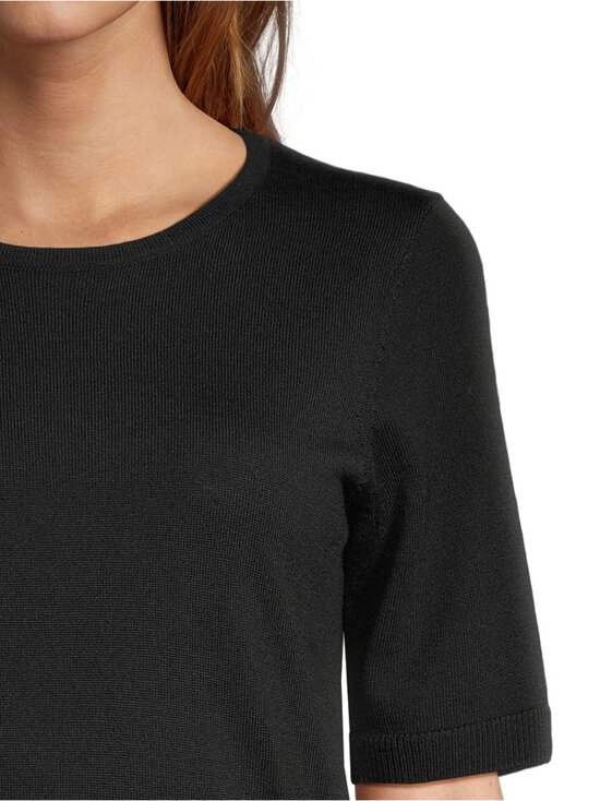ESSENTIALS by Stockmann - Jessamine-merinoneulepusero - BLACK 99070 | Stockmann - photo 4