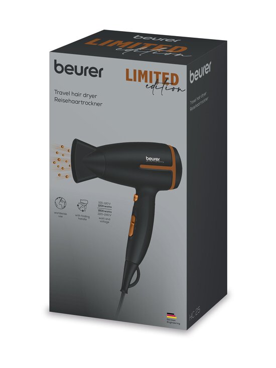 Beurer - HC25 Travel Hair Dryer -matkahiustenkuivain - BLACK - photo 3 Beurer - HC25 Travel Hair Dryer -matkahiustenkuivain - BLACK | Stockmann - photo 3
