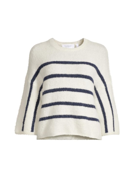 rich & royal - Crew Neck Cropped -raidallinen neule - 781 MIDNIGHT BLUE | Stockmann - photo 1