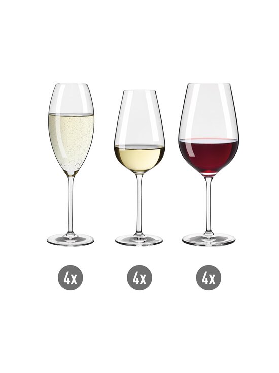 Ritzenhoff - Glanzlicht Wein -viini- ja kuohuviinilasit 12 -pack - CLEAR GLASS | Stockmann - photo 8