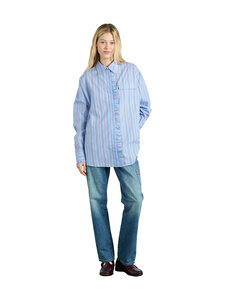 Damson Madder - Kendall Ruffle -paitapusero - BLUE | Stockmann