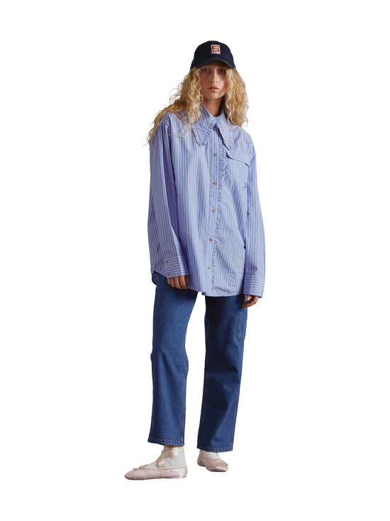 Damson Madder - Kendall Ruffle -paitapusero - BLUE | Stockmann - photo 1