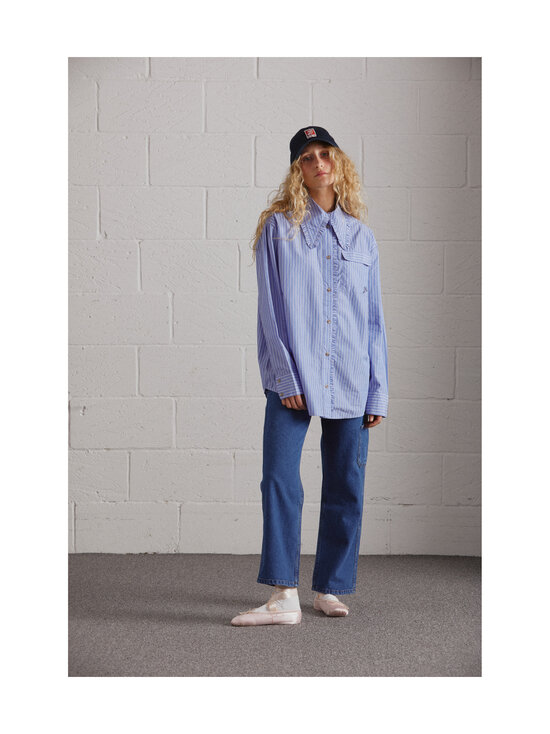 Damson Madder - Kendall Ruffle -paitapusero - BLUE | Stockmann - photo 4