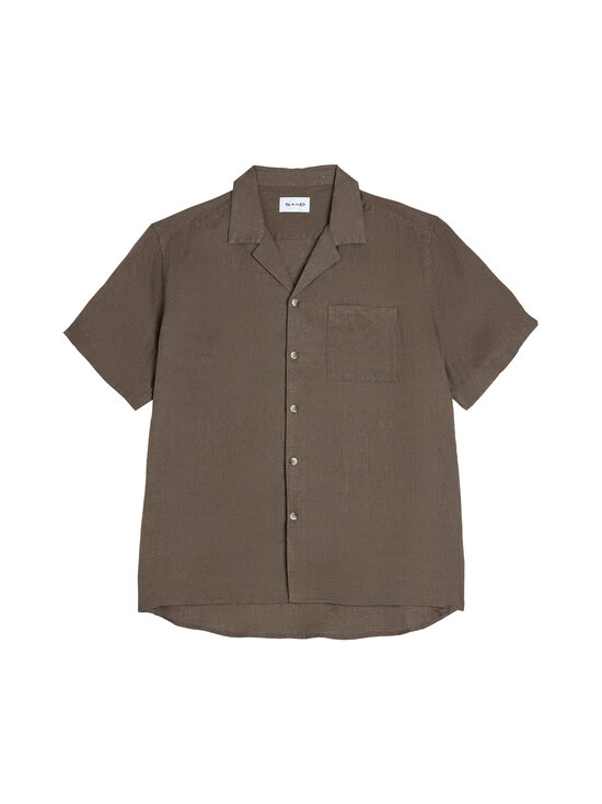 SAND Copenhagen - Särk Chad Short Sleeve - 270 BROWN | Stockmann - photo 1