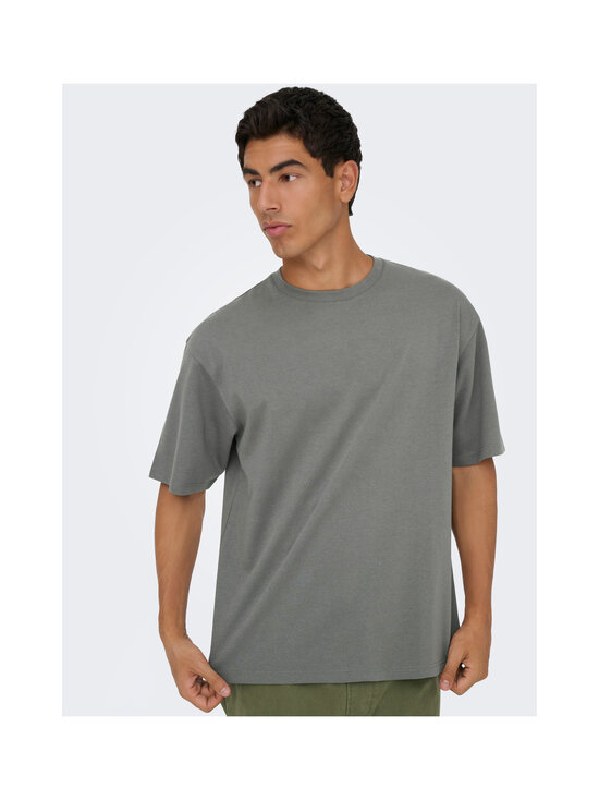 Only & Sons - T-särk OnsCaspian Airflex Boxy - CASTOR GRAY | Stockmann - photo 6