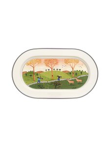 Villeroy & Boch - Design Naif Oval servēšanas šķīvis 34 cm - COLORED | Stockmann
