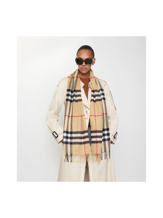 Burberry - Giant Check -kashmirhuivi 30 x 168 cm - A7026 ARCHIVE BEIGE | Stockmann - photo 4