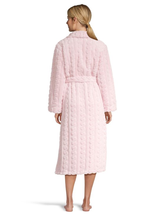 Damella - Furry Jacquard Fleece -kylpytakki - 315 PALE PINK | Stockmann - photo 3