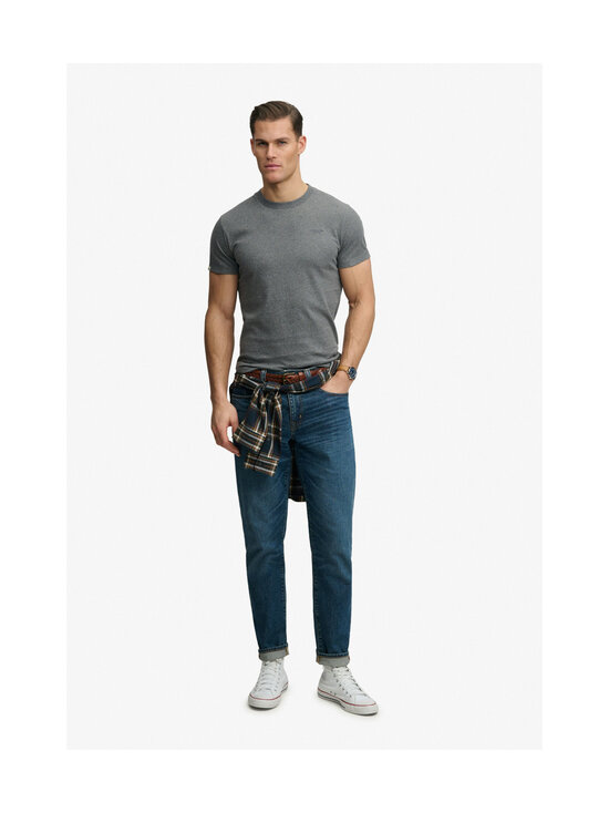 Superdry - T-särk Essential Stacked Logo Embroidery - O5T ANTIQUE GREY MARL/STONE GREY | Stockmann - photo 6