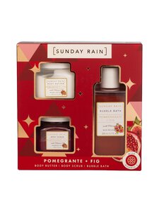 Sunday Rain - Pomegranate + Fig Trio -ihonhoitopakkaus | Stockmann