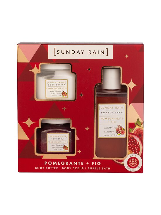Sunday Rain - Pomegranate + Fig Trio -ihonhoitopakkaus - NOCOL | Stockmann - photo 1