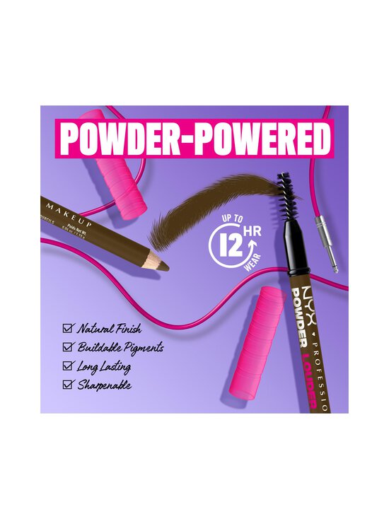 NYX Professional Makeup - Powder Louder Brow Pencil -kulmakynä - 06 ASH BROWN | Stockmann - photo 6