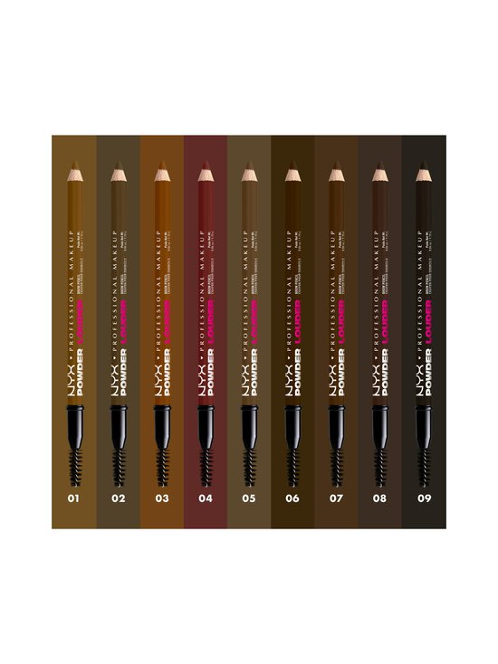 NYX Professional Makeup - Powder Louder Brow Pencil -kulmakynä - 06 ASH BROWN | Stockmann - photo 9