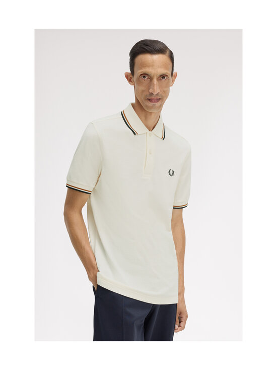 Fred Perry - The Twin Tipped -pikeepaita - ECRU / DARK CARMEL / BLACK | Stockmann - photo 5