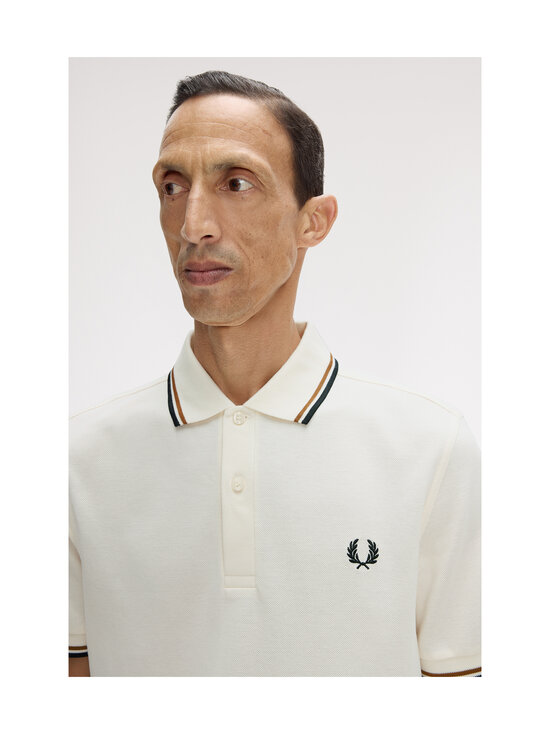 Fred Perry - The Twin Tipped -pikeepaita - ECRU / DARK CARMEL / BLACK | Stockmann - photo 6