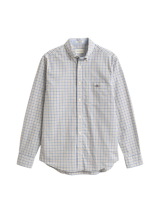 GANT - Regular Classic Check poplīna krekls ar apkakli - 259 TAUPE BEIGE | Stockmann - photo 1