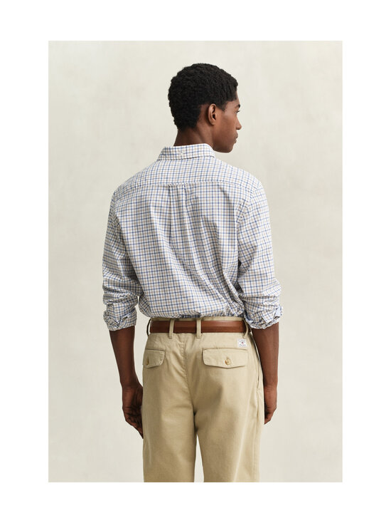 GANT - Regular Classic Check poplīna krekls ar apkakli - 259 TAUPE BEIGE | Stockmann - photo 3