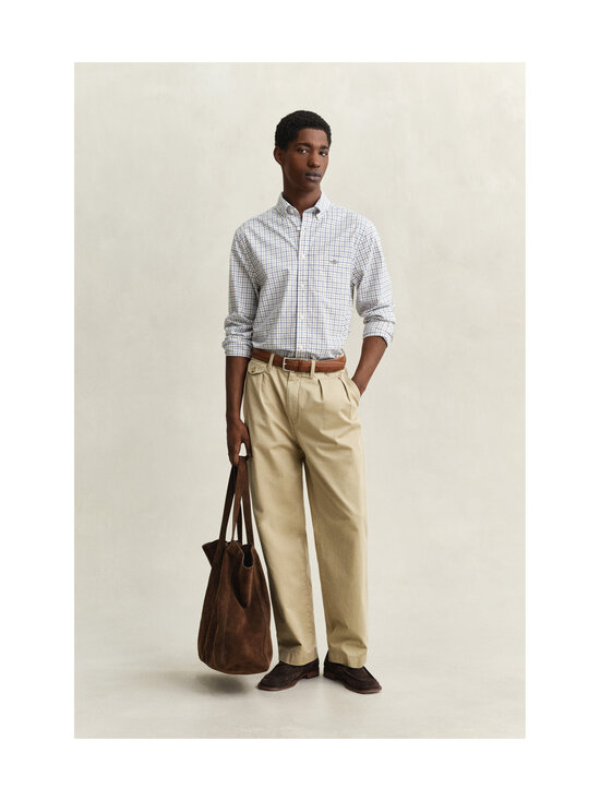GANT - Regular Classic Check poplīna krekls ar apkakli - 259 TAUPE BEIGE | Stockmann - photo 5