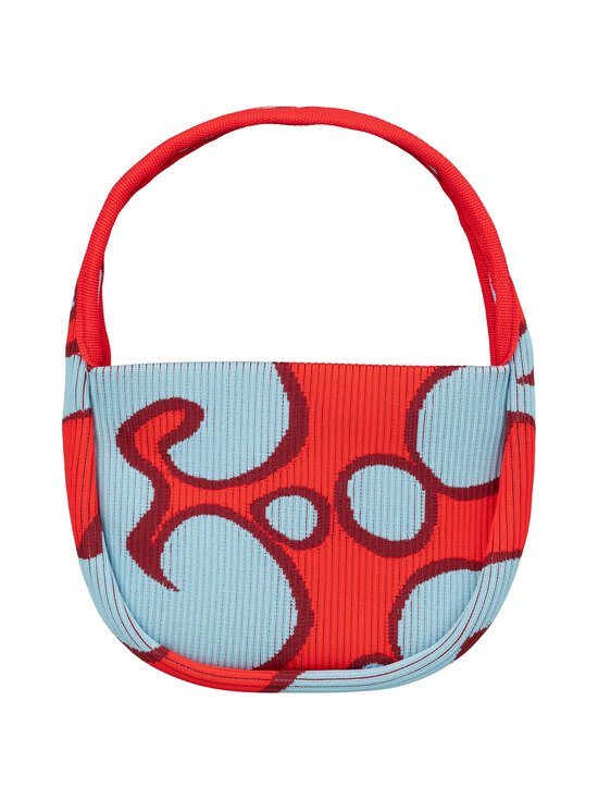 Marimekko - Keidas Knitted Mini Clutch -käsilaukku - 335 LIGHT BLUE, RED | Stockmann - photo 1