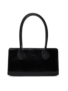 LIÉ STUDIO - The Lou -nahkalaukku - BLACK PATENT LEATHER | Stockmann