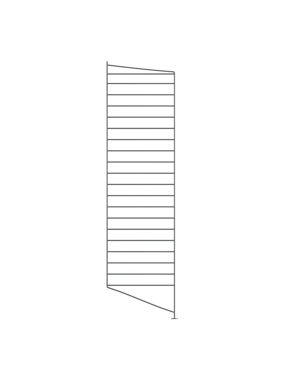 String Furniture - String-lattiasivupaneeli tummanharmaa 115 x 30 cm - GREY | Stockmann - photo 1