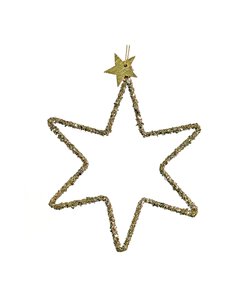 Shishi - Wire Star -joulukoriste - GOLD | Stockmann
