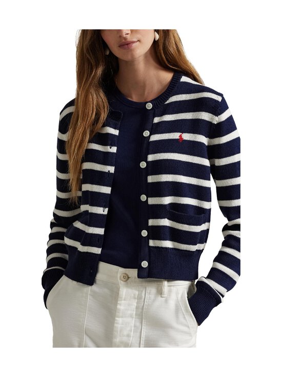 Polo Ralph Lauren - Kardigan Stripe Jersey - NAVY/WHITE MULTI - photo 2 Polo Ralph Lauren - Kardigan Stripe Jersey - NAVY/WHITE MULTI | Stockmann - photo 2