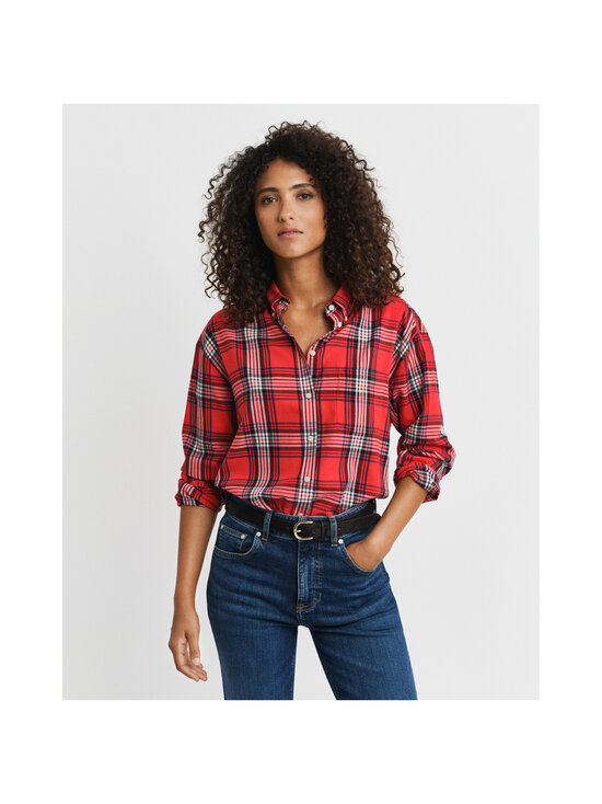 GANT - Relaxed Checked flaneļa krekls - 630 RUBY RED | Stockmann - photo 2