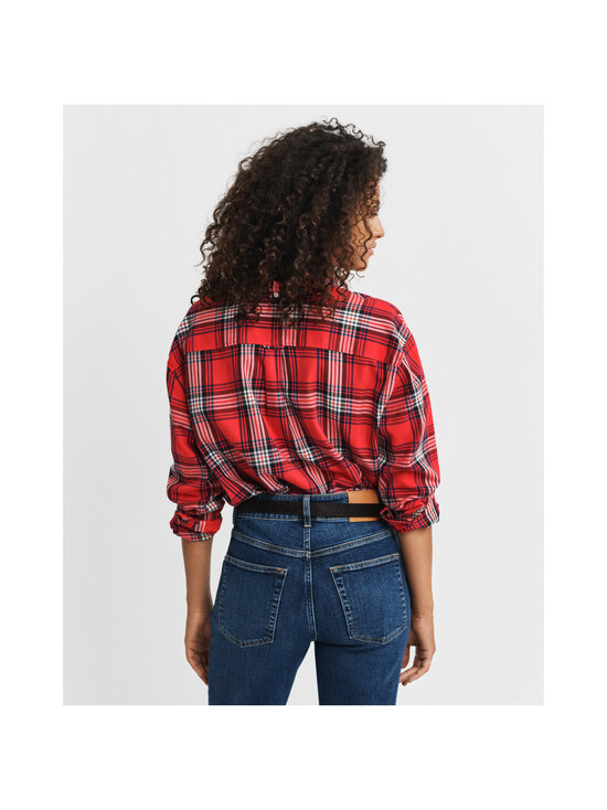 GANT - Relaxed Checked flaneļa krekls - 630 RUBY RED | Stockmann - photo 3
