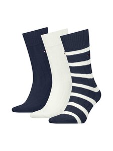 Tommy Hilfiger - Meeste sokid TH Men Bootsock kinkepakendis, 3 paari - 001 NAVY | Stockmann