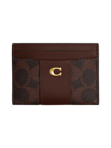 Coach - Coated Canvas Signature Essential -korttikotelo - B4/MAPLE | Stockmann